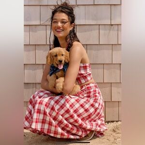 NWT Free People After You set in red